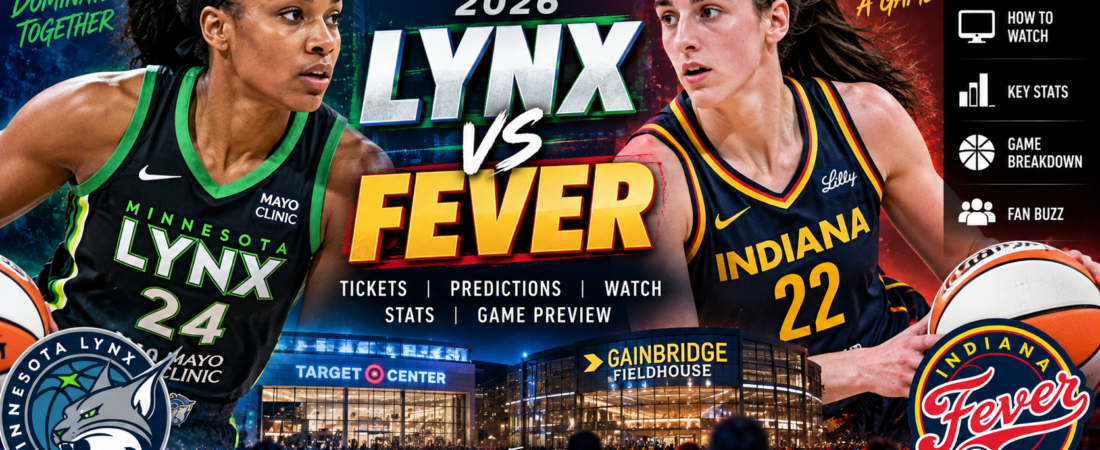 Minnesota Lynx vs Indiana Fever 2026: Tickets, Prediction, Stats, How to Watch & Game Preview