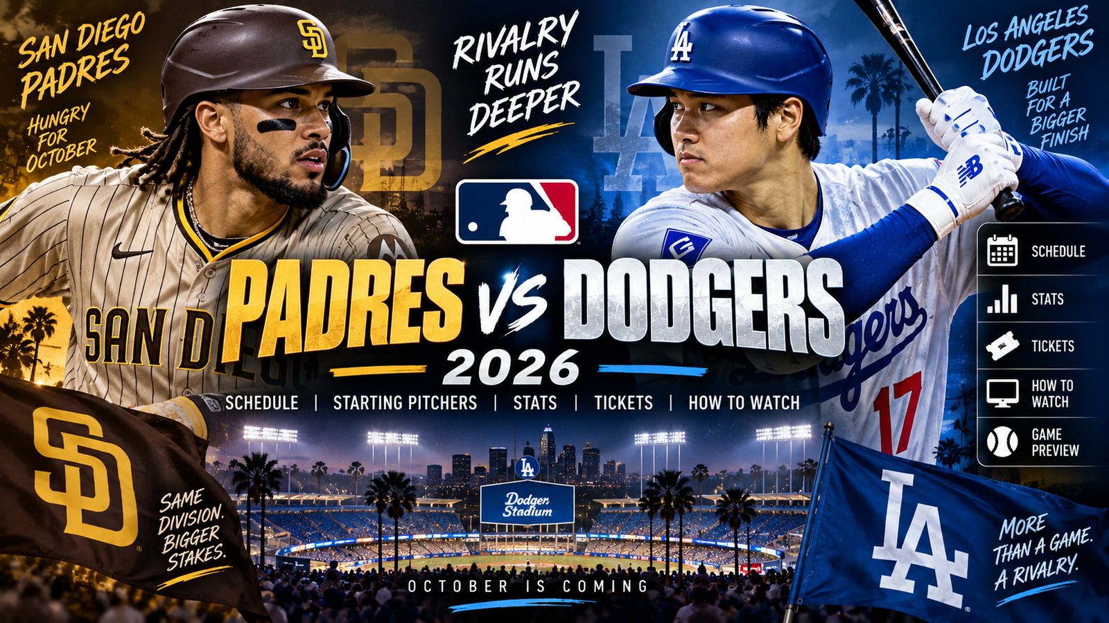 Padres vs Dodgers 2026: Schedule, Prediction, Starting Pitchers, Stats, Tickets & How to Watch