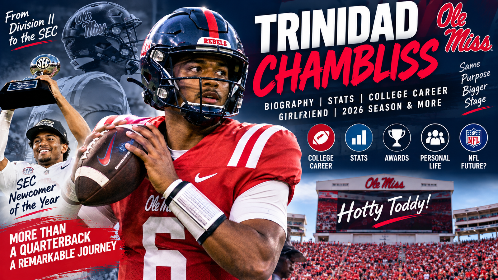 Trinidad Chambliss: Biography, Age, Height, Stats, College Career, Girlfriend, 2026 Season & More