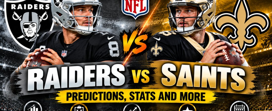 Raiders vs Saints Predictions, Odds, Stats & Week 3 Preview 2026