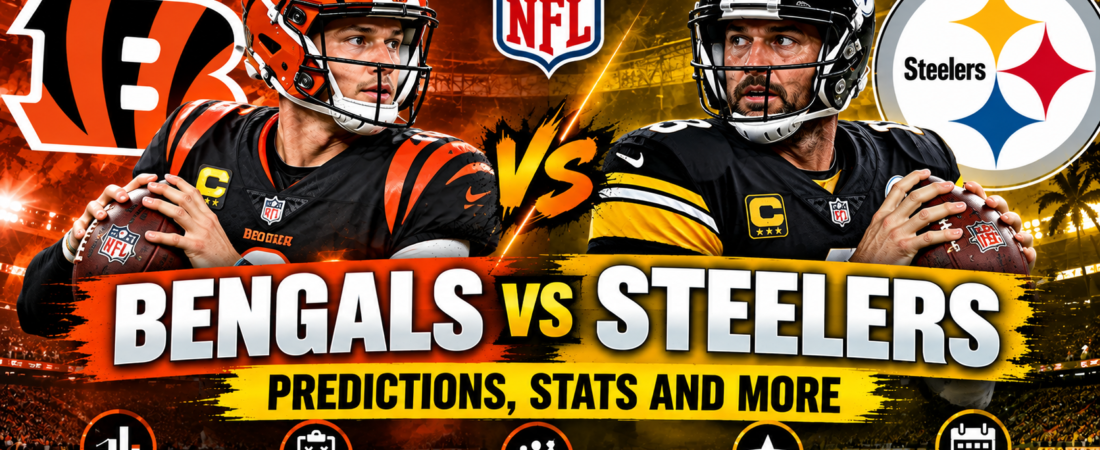 Bengals vs Steelers Predictions, Stats, Odds & Preview 2026